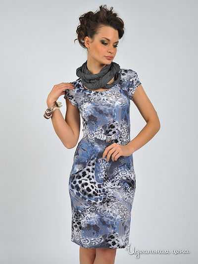 Платье Dea Fiori, цвет серый