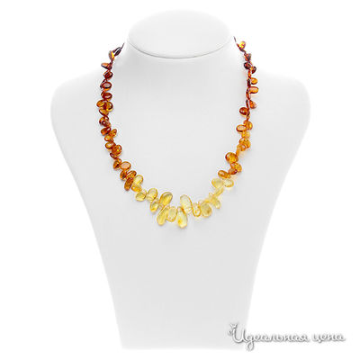 Бусы Эсмеральда, цвет желтый, коричневый, черный