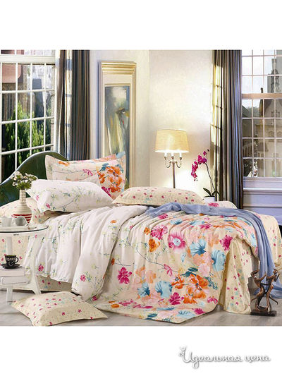 Комплект постельного белья двуспальный Valtery, цвет мультиколор
