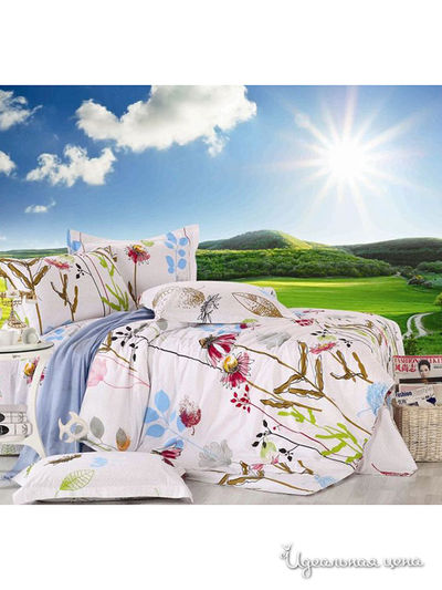 Комплект постельного белья двуспальный Valtery, цвет мультиколор