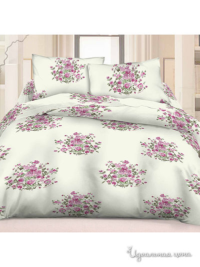 Комплект постельного белья Евро Valtery, цвет белый