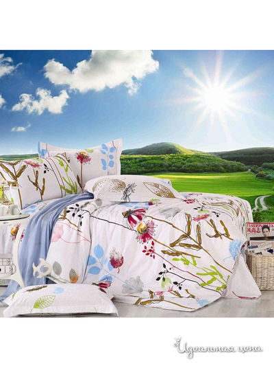 Комплект постельного белья Евро Valtery, цвет мультиколор