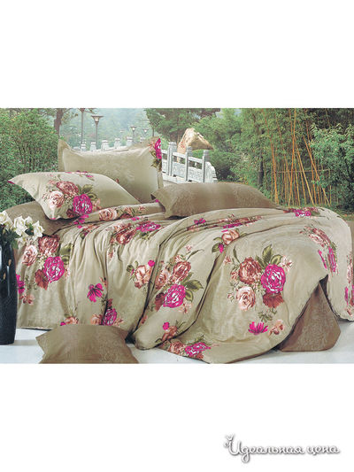 Комплект постельного белья, Евро Valtery, цвет мультиколор