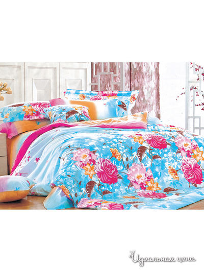 Комплект постельного белья, семейный Valtery, цвет мультиколор