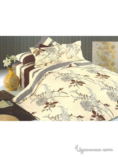 Комплект постельного белья, евро Valtery, цвет мультиколор