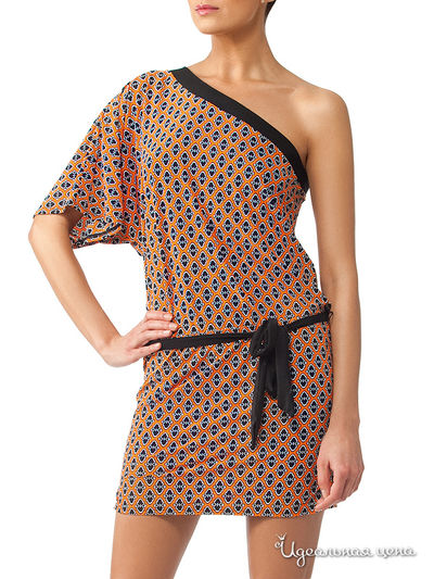 Туника Charmante, цвет яркий оранж с чёрным