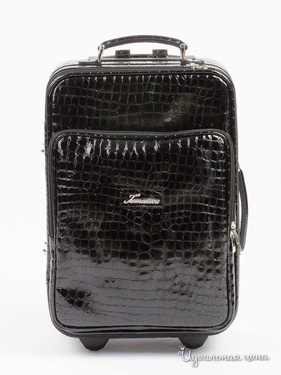 Сумка Maria Tomassini, цвет черный лак под крокодила