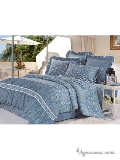 Комплект постельного белья евро Kazanov.A., цвет зеленый, олива