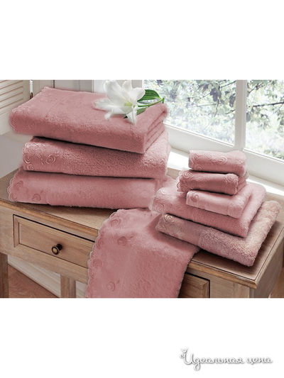 Комплект полотенец Kazanov.A., цвет темно-розовый