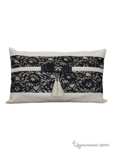 Наволочка 30х50 см Kazanov.A., цвет белый, черный