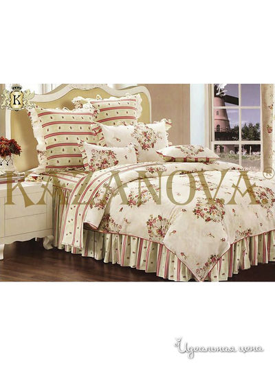 Комплект постельного белья Kazanov.A., цвет молоко/ваниль