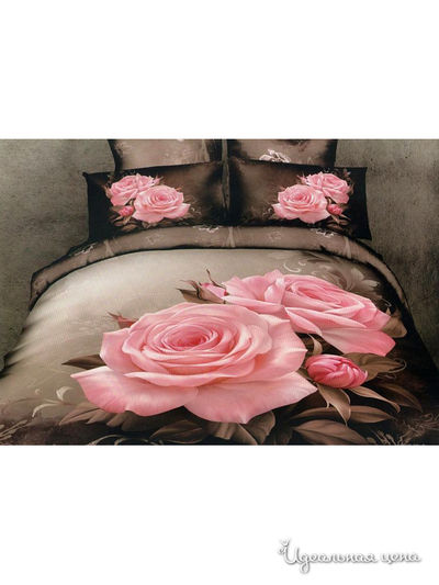 Комплект постельного белья евро Kazanov.A., цвет мультиколор