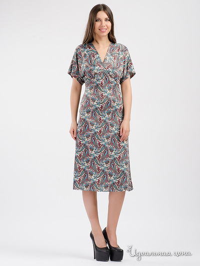 Платье Arrangee, цвет серо-малиновый