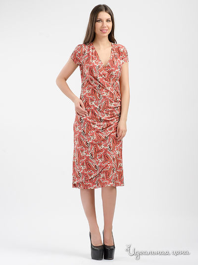 Платье Arrangee, цвет бежевый, коралловый
