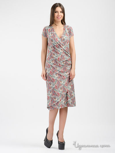 Платье Arrangee, цвет бежево-бирюзовый