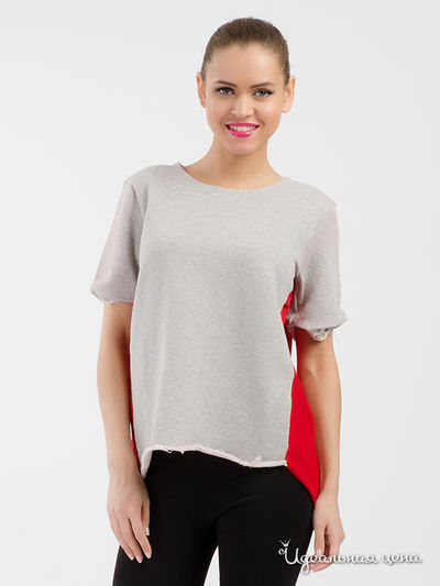 Кофта Vicolo, цвет красный, серый