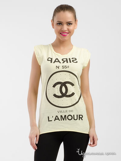 Футболка Northland-Vicolo, цвет желтый, черный