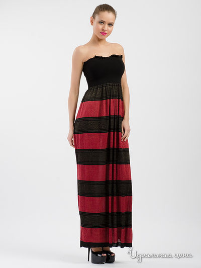 Сарафан Northland, цвет черный, вишневый