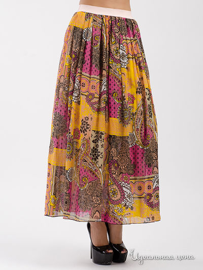 Юбка Vicolo, цвет черный, желтый, розовый