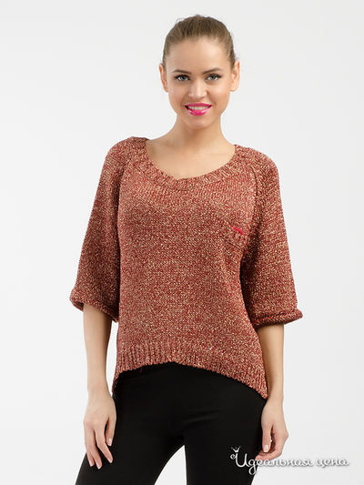 Джемпер Northland, цвет вишневый, золотой