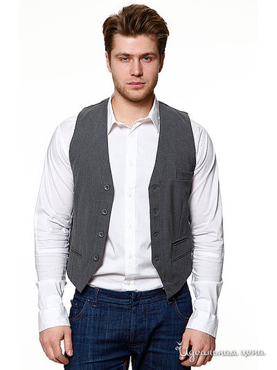 Жилет Cipo & Baxx, цвет серый