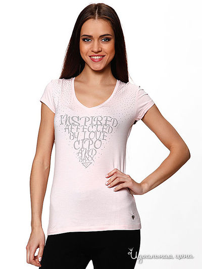 Футболка Cipo & Baxx, цвет розовый