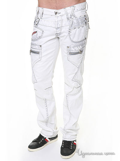 Джинсы Cipo & Baxx, цвет белый, серый