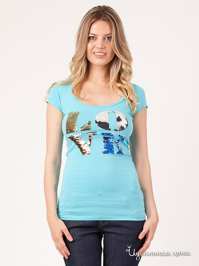 Футболка Cipo & Baxx, цвет бирюзовый