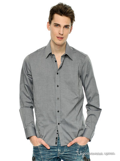 Рубашка Ko's, цвет серый