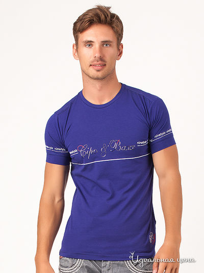 Футболка Cipo & Baxx, цвет фиолетовый