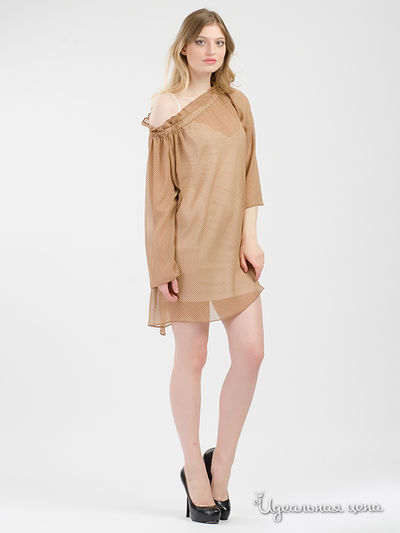 Блуза Bast, цвет Коричневый