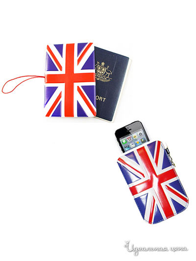 Набор для путешественника Britain (чехол-карман для мобильного и обложка для паспорта) Gift Idea