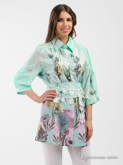 Блуза New Lait, цвет салатовый