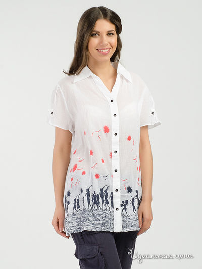 Блуза New Lait, цвет белый New Lait, цвет Белый