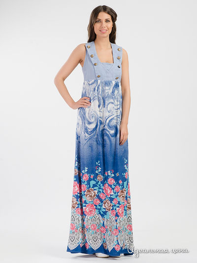 Сарафан New Lait, цвет голубой