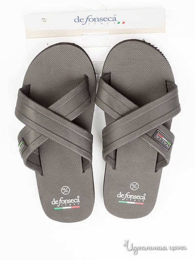 Шлепанцы De Fonseca, цвет черный