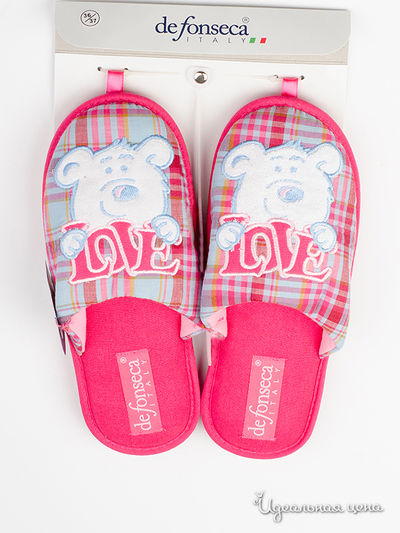Тапочки De Fonseca, цвет клетчатый