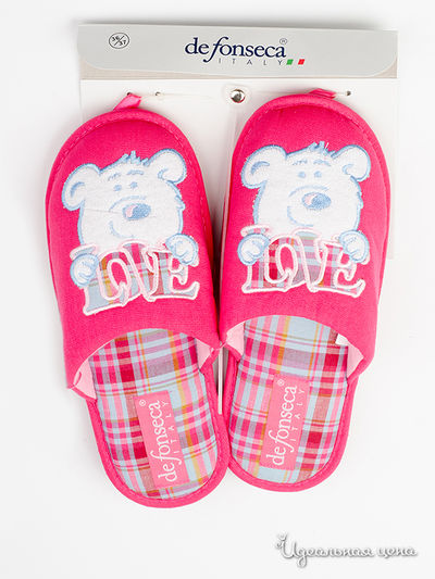 Тапочки De Fonseca, цвет фуксия