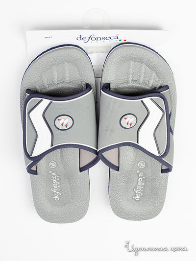 Шлепанцы De Fonseca, цвет серый