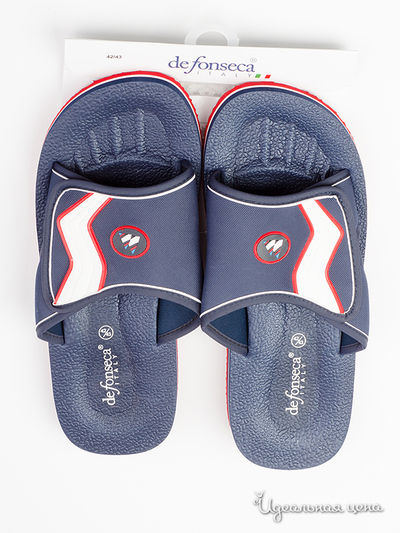Шлепанцы De Fonseca, цвет синий
