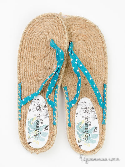 Пантолеты De Fonseca, цвет голубой