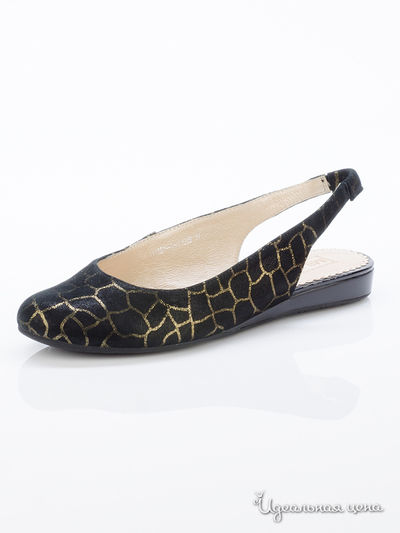 Босоножки Milana, цвет черно-золотой
