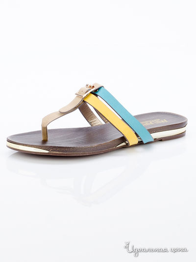 Шлепанцы Milana, цвет розово-бежевый