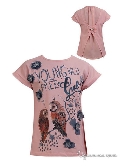 Футболка Miss Zelish, цвет персиковый