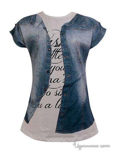 Футболка Miss Zelish, цвет молочный