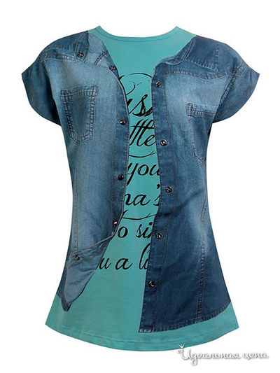 Футболка Miss Zelish, цвет мятный