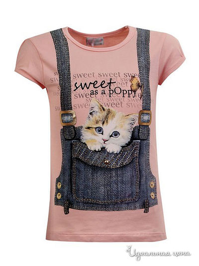 Футболка Miss Zelish, цвет персиковый