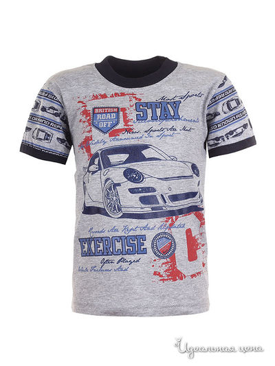 Футболка Waxmen, цвет серый меланж