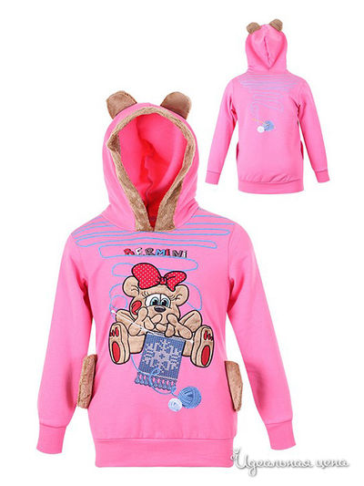 Толстовка Bermini, цвет розовая