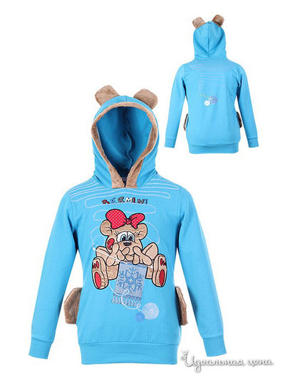 Толстовка Bermini, цвет бирюзовая